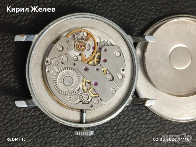 Лот 3 броя стари механични часовници СССР, ГДР за части ремонт КОЛЕКЦИЯ 49756, снимка 8 - Антикварни и старинни предмети - 54388934