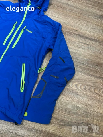 Мъжко функционално яке BERGANS OF NORWAY  STRANDA Flex SoftShell Windstopper Jacket​ , L размер, снимка 6 - Якета - 54188426