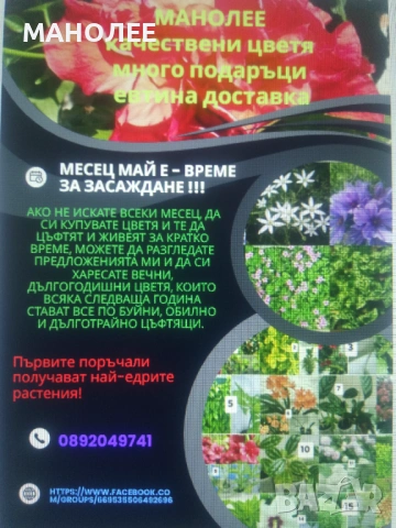 Цветя
