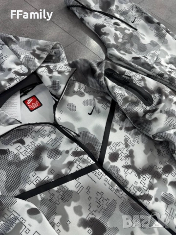Eкип Nike Tech Fleece Сив Камуфлаж [S - XL], снимка 7 - Спортни дрехи, екипи - 54146041