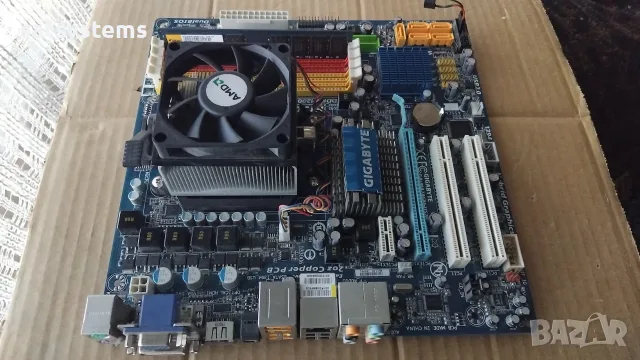 Дънна платка Gigabyte GA-MA78GM-US2H Socket AM2+ CPU+FAN, снимка 2 - Дънни платки - 55335609