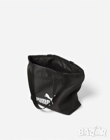 PUMA Base Shopper Bag Black Дамската чанта Puma в черно съчетава стил и практичност, снимка 3 - Чанти - 54645692