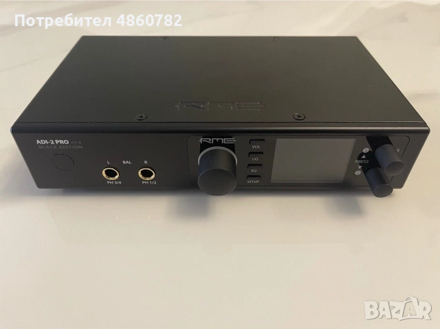 RME ADI 2 PRO FS R Black Edition - КАТО НОВ!!, снимка 5 - Ресийвъри, усилватели, смесителни пултове - 54961950