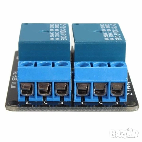 2 канален релеен модул на 5V With Optocoupler Protection, снимка 2 - Друга електроника - 54724768