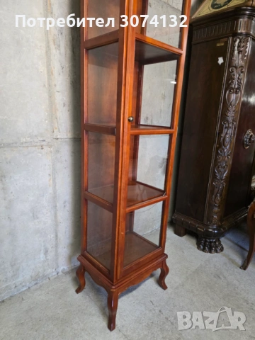 Витрина в стил Луи 15 , снимка 3 - Секции и витрини - 54283859