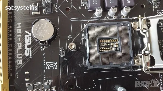 Дънна платка Asus H81-PLUS Socket LGA1150, снимка 7 - Дънни платки - 55335340