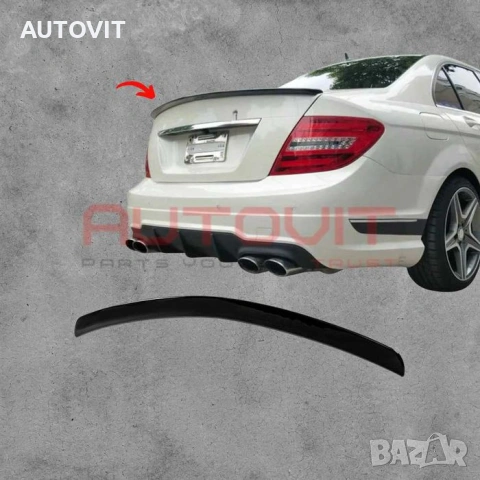 Спойлер за багажник Mercedes-Benz w204 (2007-2013) ц-класа, лип