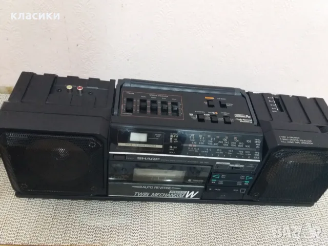 SHARP WQ T484. Двукасетъчен., снимка 7 - Радиокасетофони, транзистори - 55321524