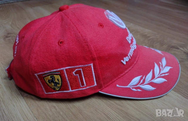  F1 Scuderia Ferrari / Michael Schumacher - шапка с козирка на Формула 1, снимка 6 - Шапки - 55001711