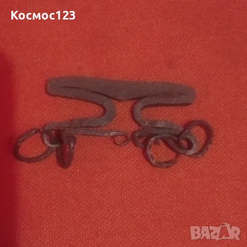 Стар рядък чакмак ковано желязо , снимка 2 - Други ценни предмети - 55360020