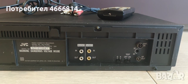 Видео JVC VHS , снимка 3 - Плейъри, домашно кино, прожектори - 55078556