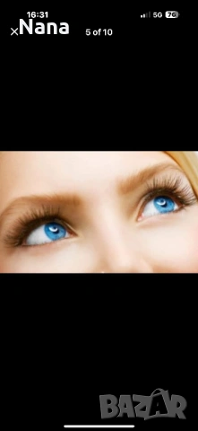 Цветни лещи сини,зелени,сиви,лешников кафяв цвят, снимка 10 - Козметика за лице - 48311603