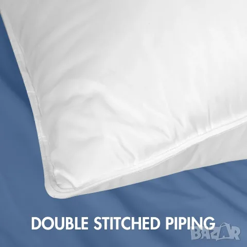 Нов Комплект 2 бр. Премиум Възглавници за Спане Utopia Bedding (80х80 см, Антиалергични), снимка 7 - Възглавници - 55327047