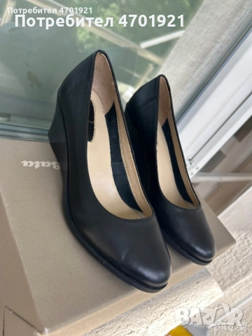 Черни обувки на платформа BATA, снимка 12 - Дамски обувки на ток - 53136927