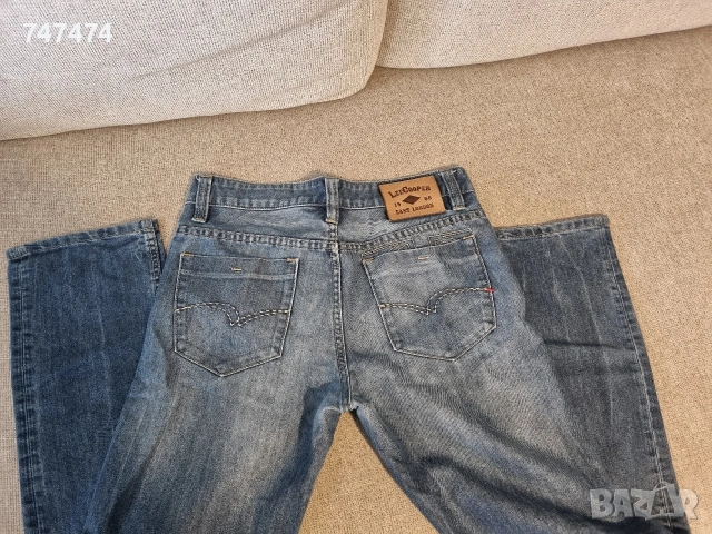 Лот 3 броя - Lee Cooper, Benetton, H&M, С размер, снимка 3 - Дънки - 54571994