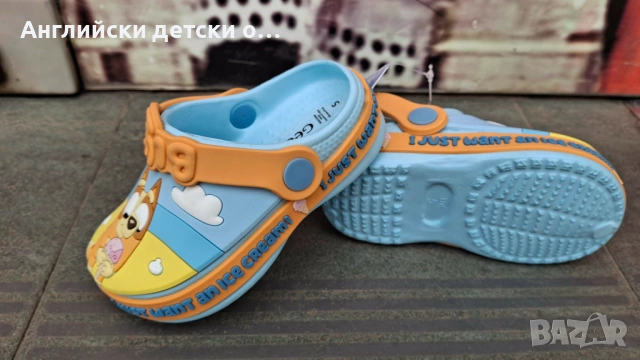 Английски детски кроксове с Bluey, снимка 5 - Детски сандали и чехли - 54277524