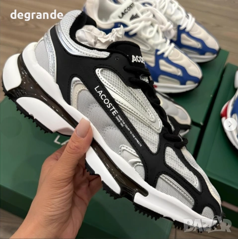  👟Маратонки Lacoste L003 2K24 - Сиво и Черно