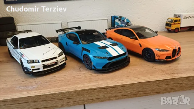 Мащабни модели коли 1:18 / Nissan Skyline / Ford Mustang / BMW M4, снимка 9 - Колекции - 55233248
