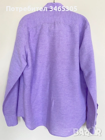 Massimo Dutti мъжка ленена риза, снимка 8 - Ризи - 54662800