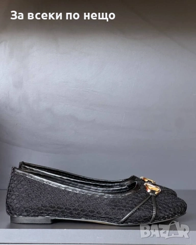 Valentino Дамски Черни Ежедневни Обувки Балерини Валентино - Различни Цветове Код E1328, снимка 5 - Дамски ежедневни обувки - 53969498