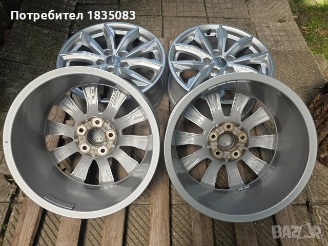 Лети джанти 17ки 5х112 Audi, снимка 9 - Гуми и джанти - 55063404