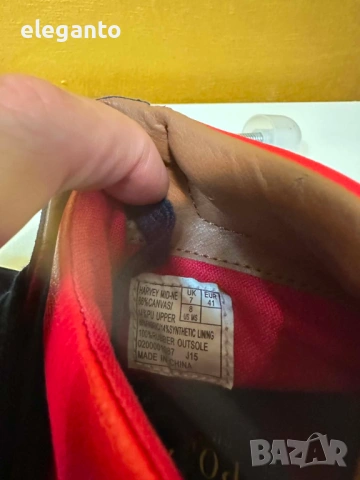 Оригинални мъжки обувки Polo Ralph Lauren Harvey Canvas High , 41 размер, снимка 9 - Ежедневни обувки - 54456651