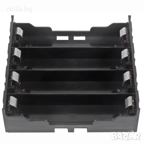 Комплект от 2 броя държачи за 18650 батерии – 4 слота, 3.7V, за серийно/паралелно свързване 10487, снимка 4 - Друга електроника - 54706401