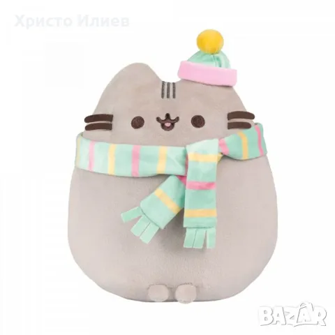 Pusheen Плюшена играчка коте котка 24 см 2 вида Пушийн , снимка 3 - Плюшени играчки - 55377755