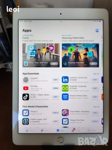 Таблет Apple iPad Air2 9.7" 32GB, снимка 3 - Таблети - 55694269