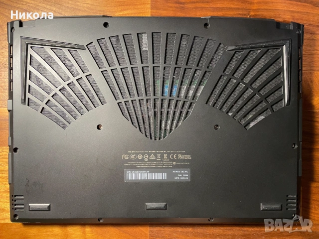 Лаптоп Aorus 15g KC, снимка 3 - Лаптопи за дома - 54329824
