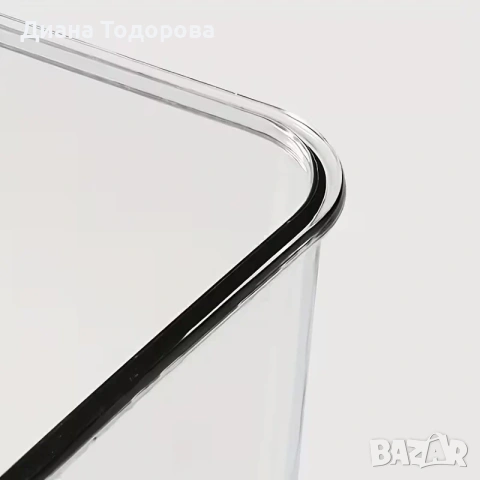 Прозрачна цветарска квадратна канта-3 размера, здрава, снимка 3 - Декорация за дома - 55159245