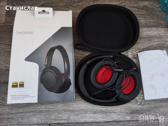 Безжични слушалки 1MORE SonoFlow Pro (модел HQ51, снимка 3 - Безжични слушалки - 54246620