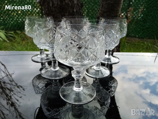 Кристален сервиз за ракия - Сливен