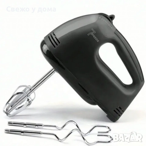 Ръчен миксер Cheffinger  – 250W мощност, 7 скорости и 4 бъркалки за бързо и удобно готвене