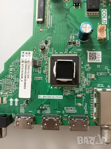 Main board EL.MS3663S-FE48 за Smart Tech 32HN10T2, снимка 2 - Части и Платки - 55430457