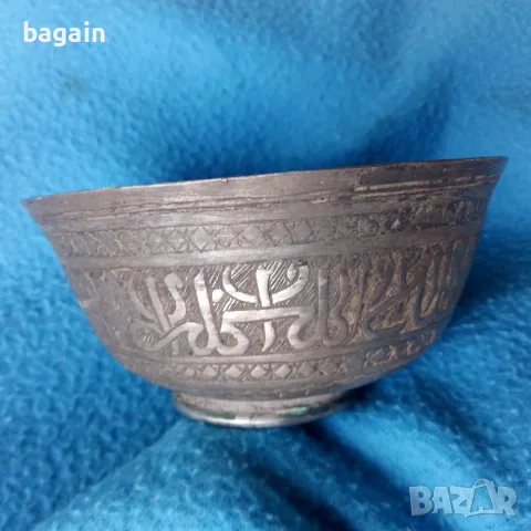 Рядък османски тас., снимка 4 - Антикварни и старинни предмети - 55333202