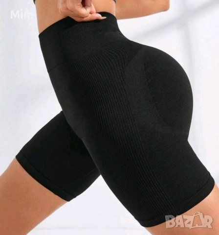 XS/S. Дамски ,спортен ,безшевен, черен, къс клин , снимка 2 - Клинове - 54021823