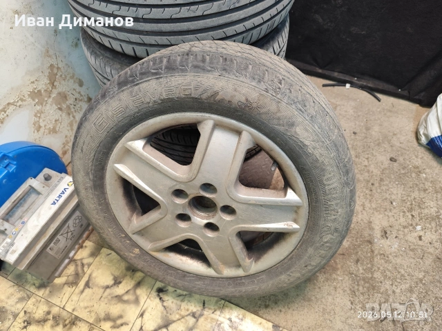 Продавам 5 бр джанти за Фолксваген 5*112*16 с гуми, снимка 6 - Гуми и джанти - 54876881