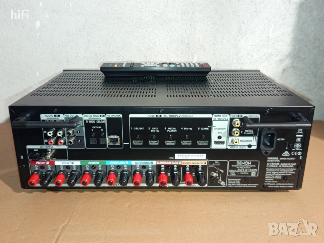 7.2 ресивър Denon AVR-X1300W, снимка 4 - Ресийвъри, усилватели, смесителни пултове - 54635146