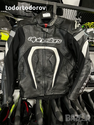 Кожено яке за мотор ALPINESTARS GP-PLUS размер 48- S/M CE-Протектори 330.54 лв. / 169 €