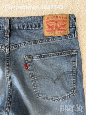 НОВО, НОВО- Levi’s 513, оригинални !, снимка 3 - Дънки - 55347552