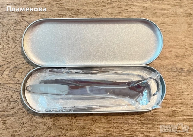 Комплект от 3 стъргалки за език от неръждаема стомана