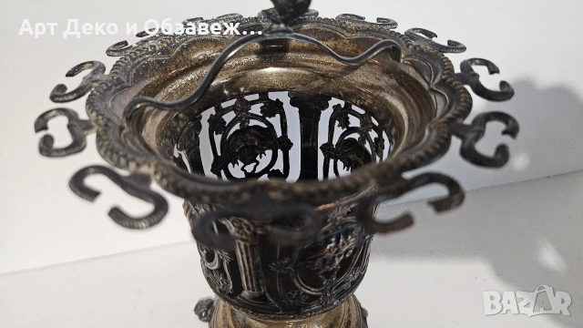 Лъжичник за кафе, снимка 5 - Антикварни и старинни предмети - 54907147