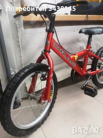 Drag Pickachy 16 детско колело с помощни колела, снимка 2 - Велосипеди - 54081850