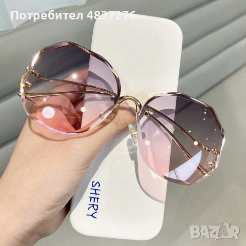 Дамски слънчеви очила+ подарък калъфче. , снимка 2 - Слънчеви и диоптрични очила - 54682915