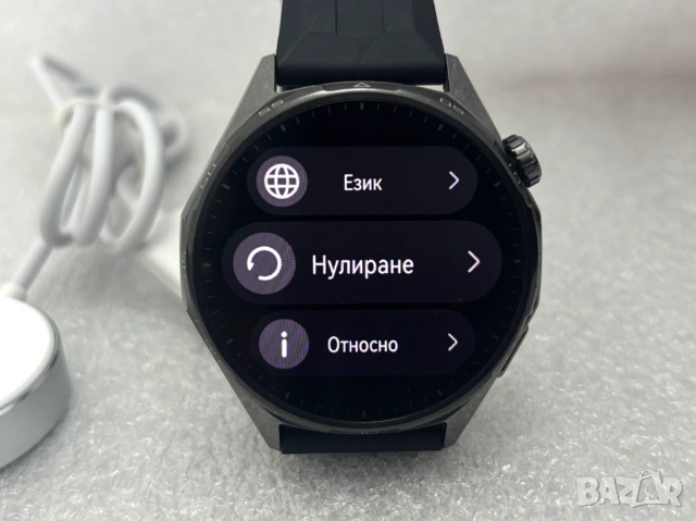 Перфектен! Смарт часовник HUAWEI WATCH GT 6 Black ATM-B19, 46 мм., GPS, ПУЛСОМЕР, SP, снимка 5 - Смарт часовници - 53985432