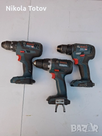 Продават се 3 винтоверта на Bosch. 
