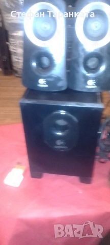 Субуфер със дистанционно и две тонколони комплект, Logitech , снимка 2 - Тонколони - 54160432