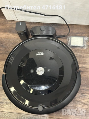 Robot Roomba e5 робот прахосмукачка + зарядна станция, нов филтър и виртуална стена, снимка 3 - Прахосмукачки - 54820959