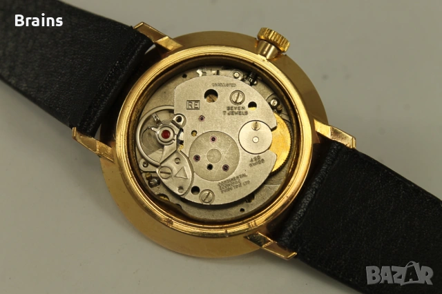 НОВ 1960's Continental Позлатен Швейцарски Часовник, снимка 9 - Мъжки - 54243336